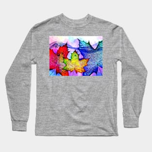 Fall Maple Leaves Long Sleeve T-Shirt